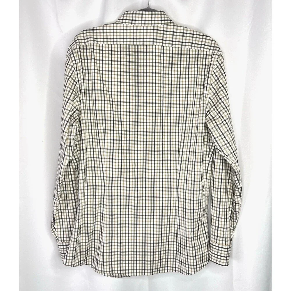 Banana Republic Men's Wrinkle Resistant Athletic Fit Dress Shirt Size Medium